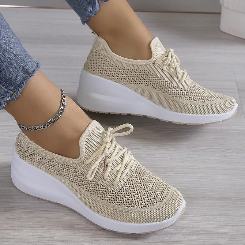 Mutiara | Breathable Knit Casual Sneakers