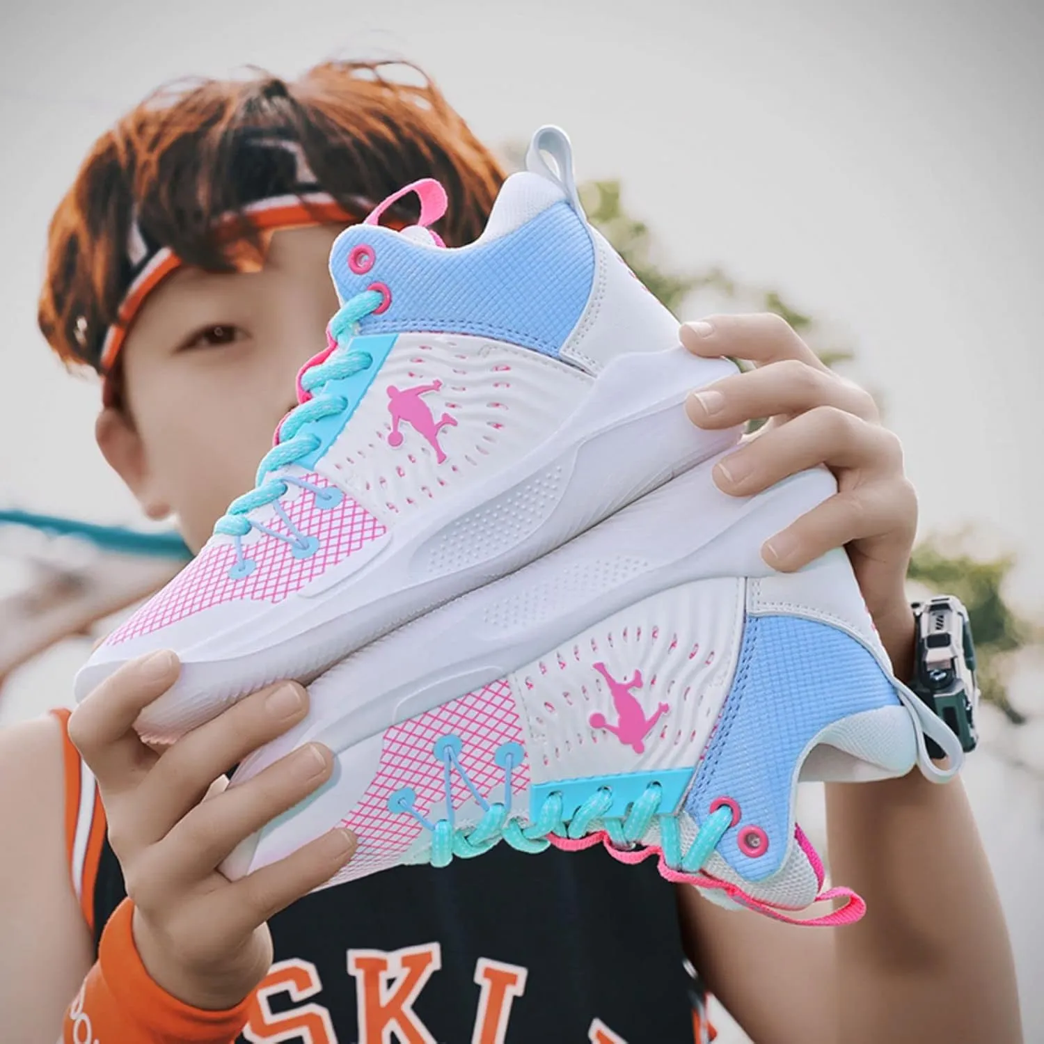 New Children's high top Basketball Shoes