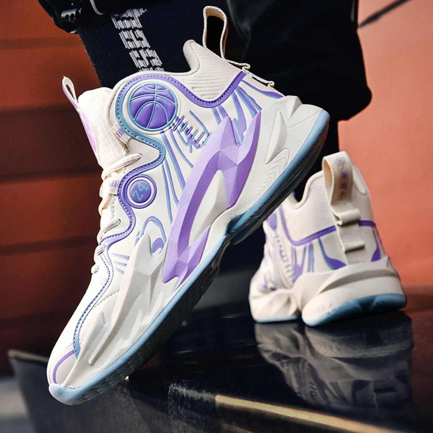 New wear-Resistant high top Basketball Shoes