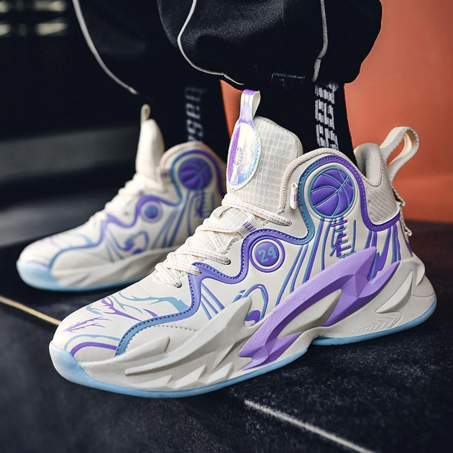 New wear-Resistant high top Basketball Shoes