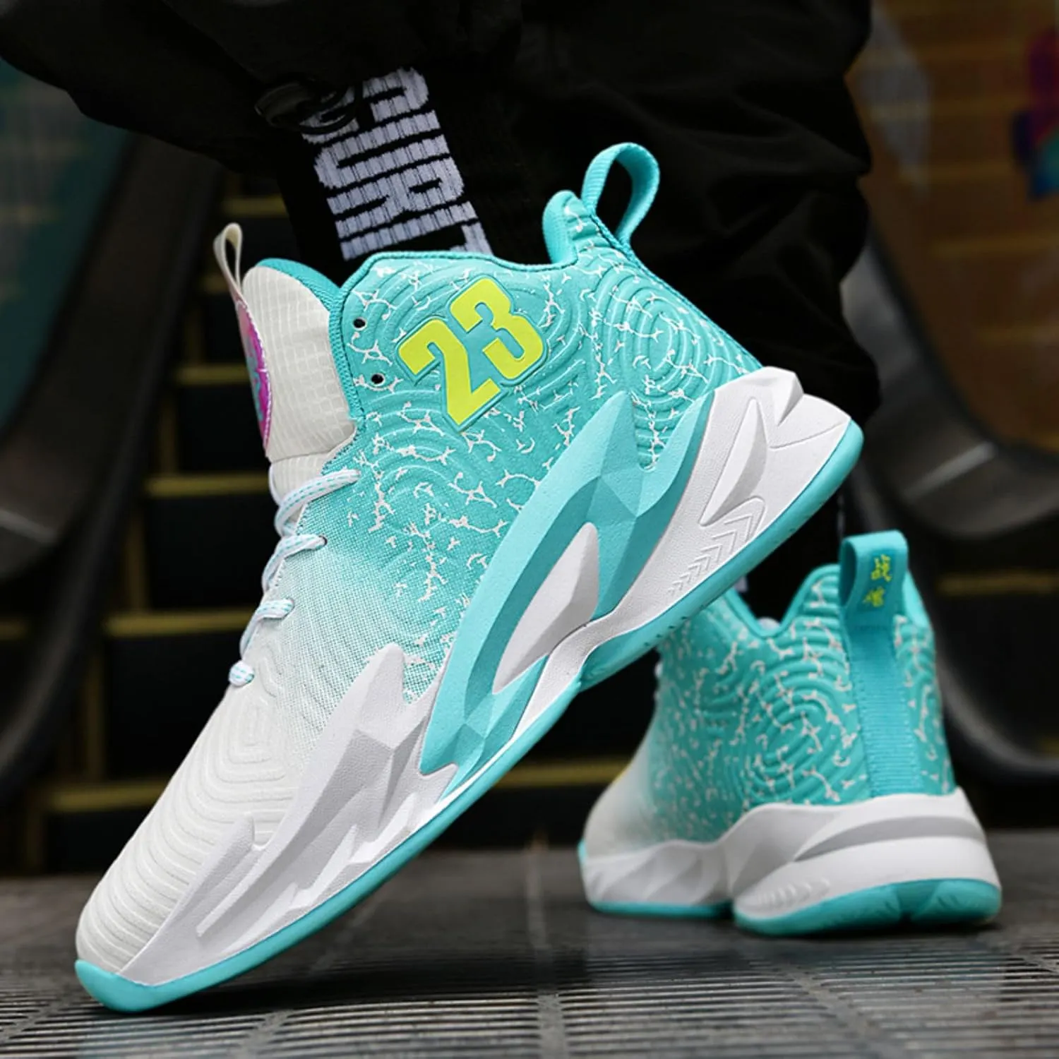 New wear-Resistant high top Basketball Shoes