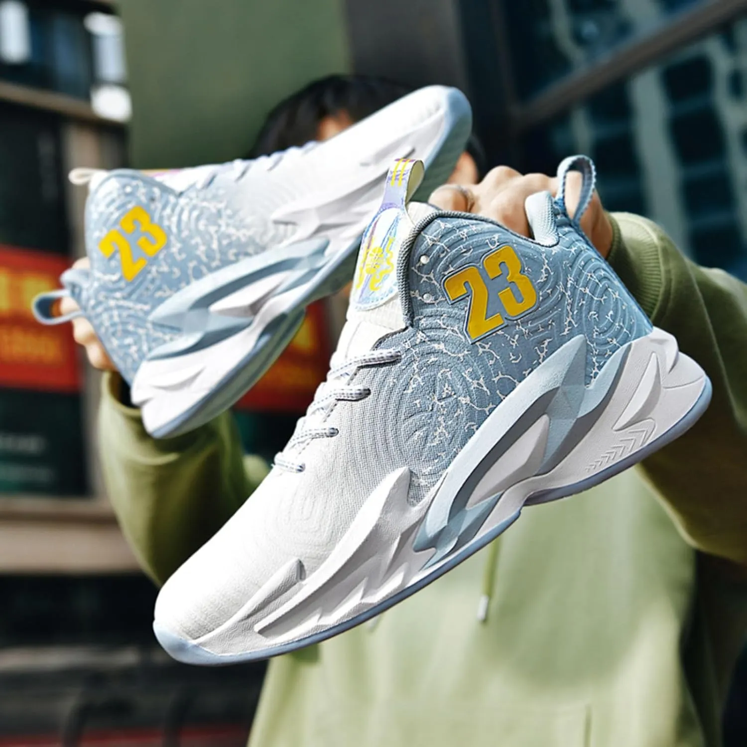 New wear-Resistant high top Basketball Shoes
