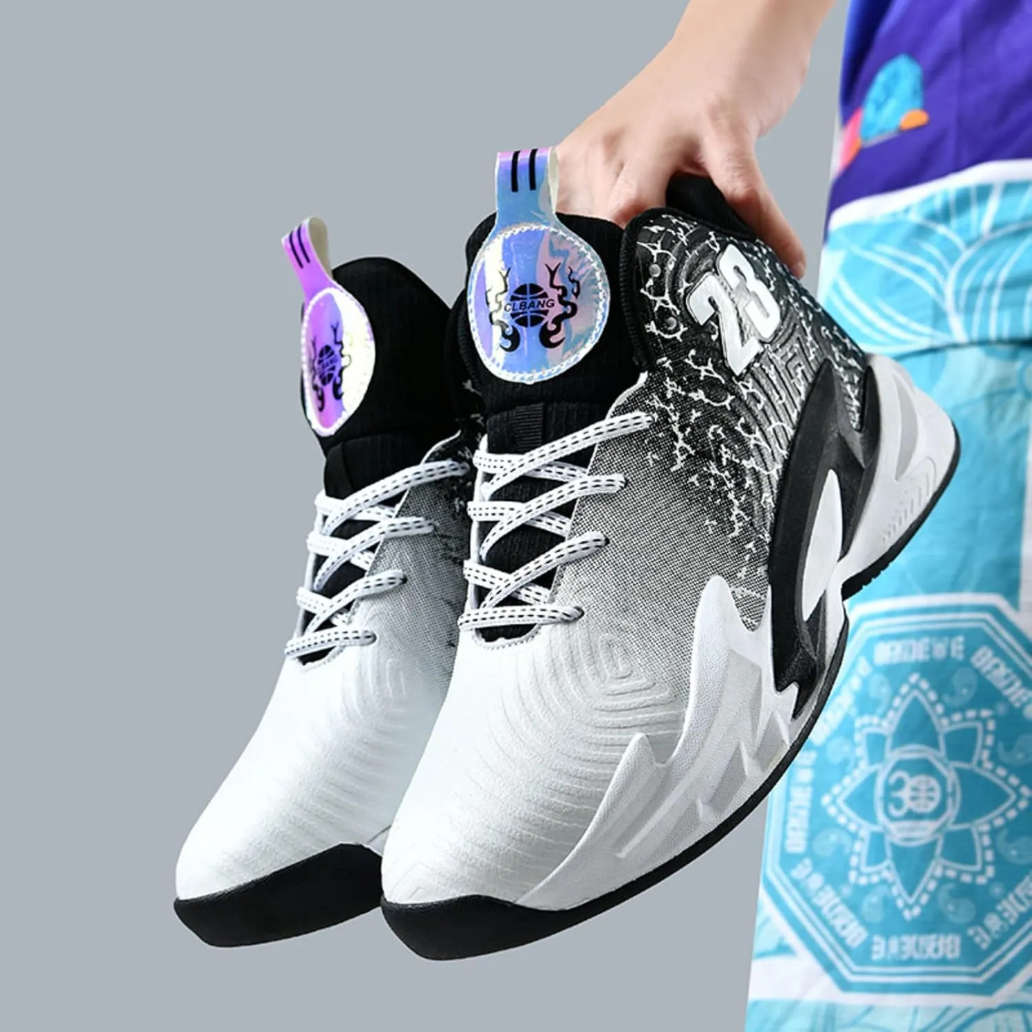 New wear-Resistant high top Basketball Shoes