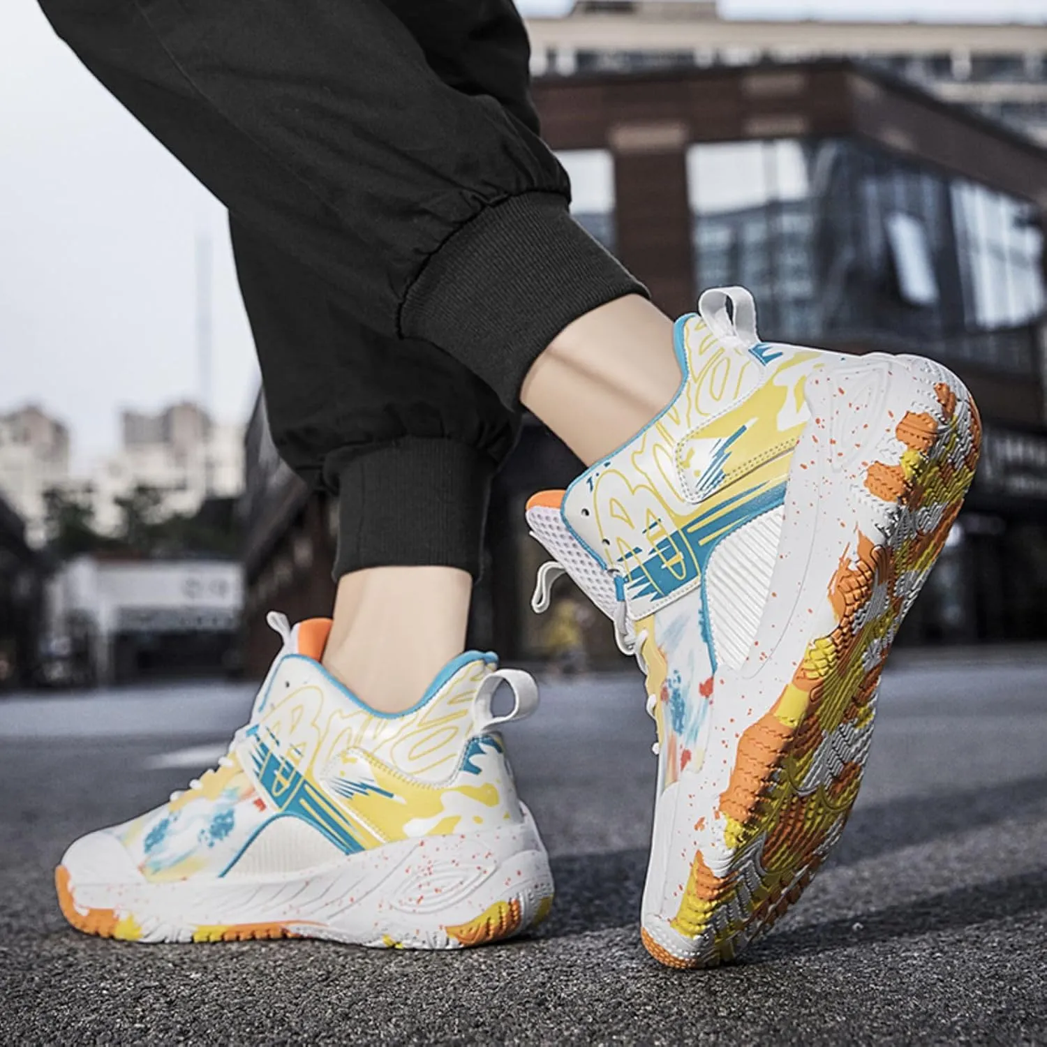 New wear-Resistant high top Basketball Shoes
