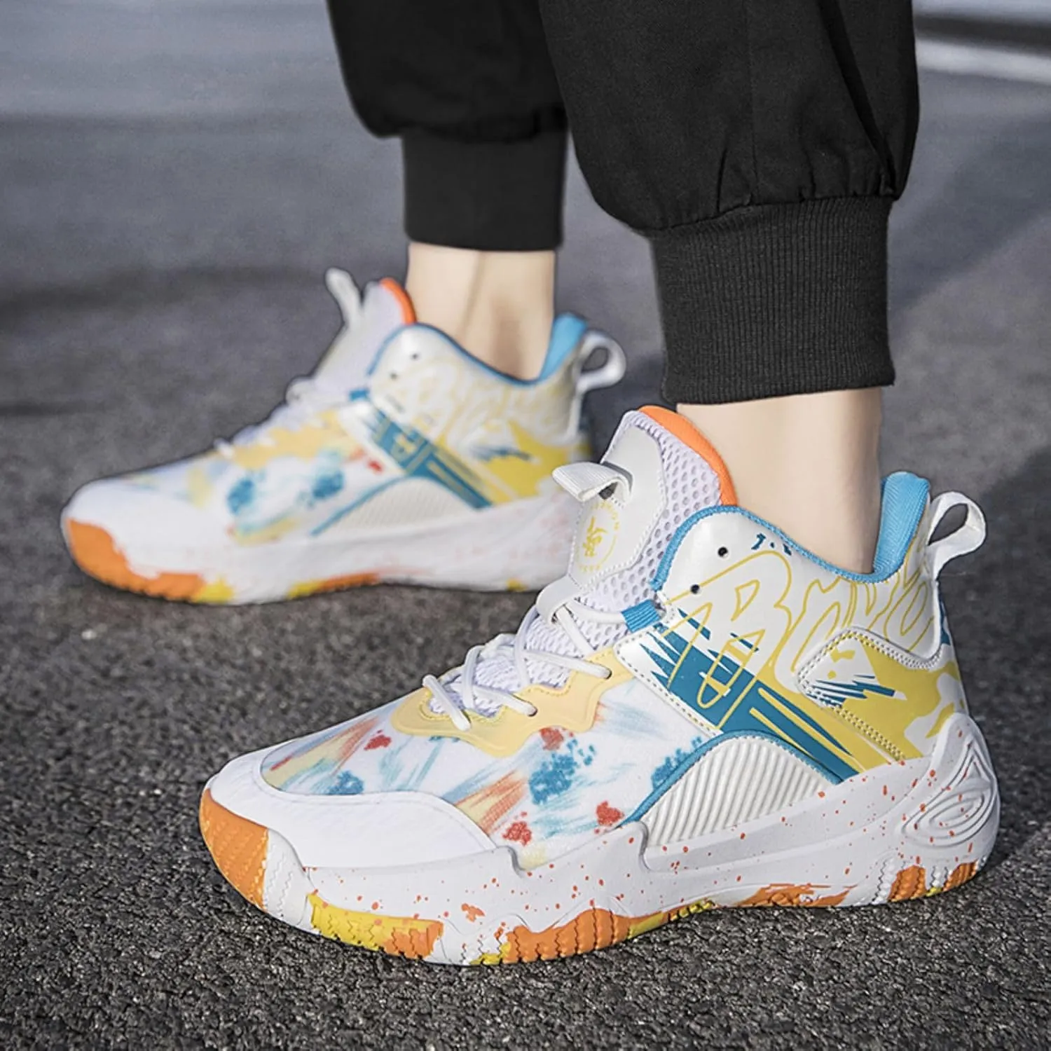 New wear-Resistant high top Basketball Shoes