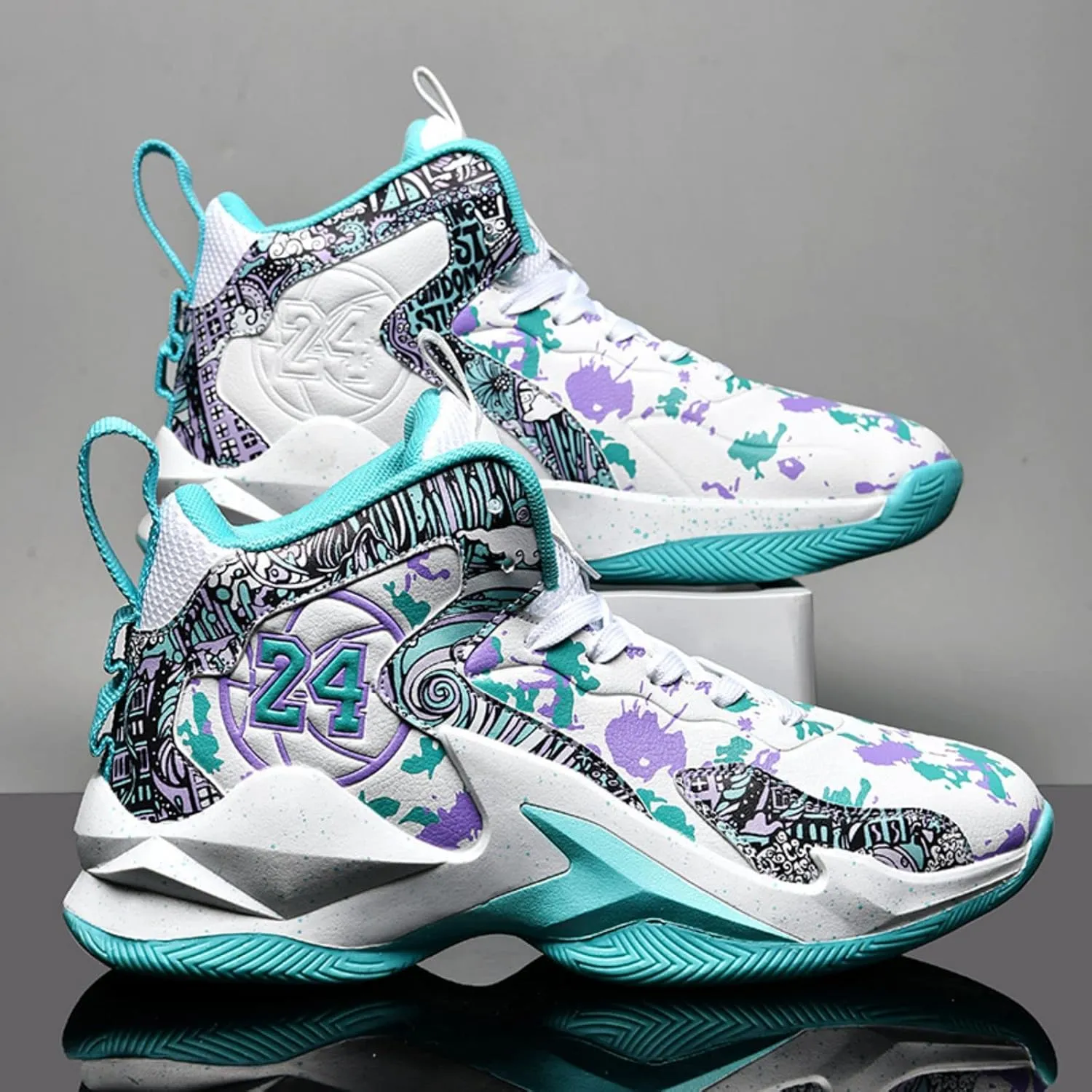 New wear-Resistant high top Basketball Shoes