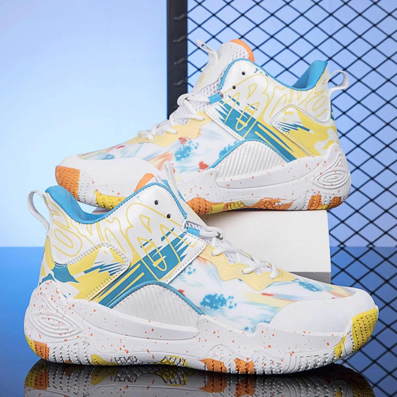 New wear-Resistant high top Basketball Shoes