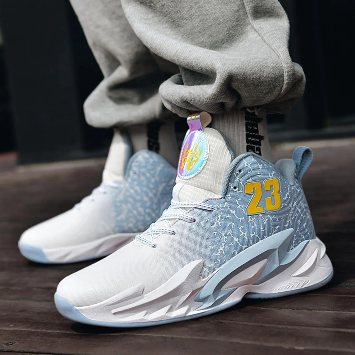 New wear-Resistant high top Basketball Shoes