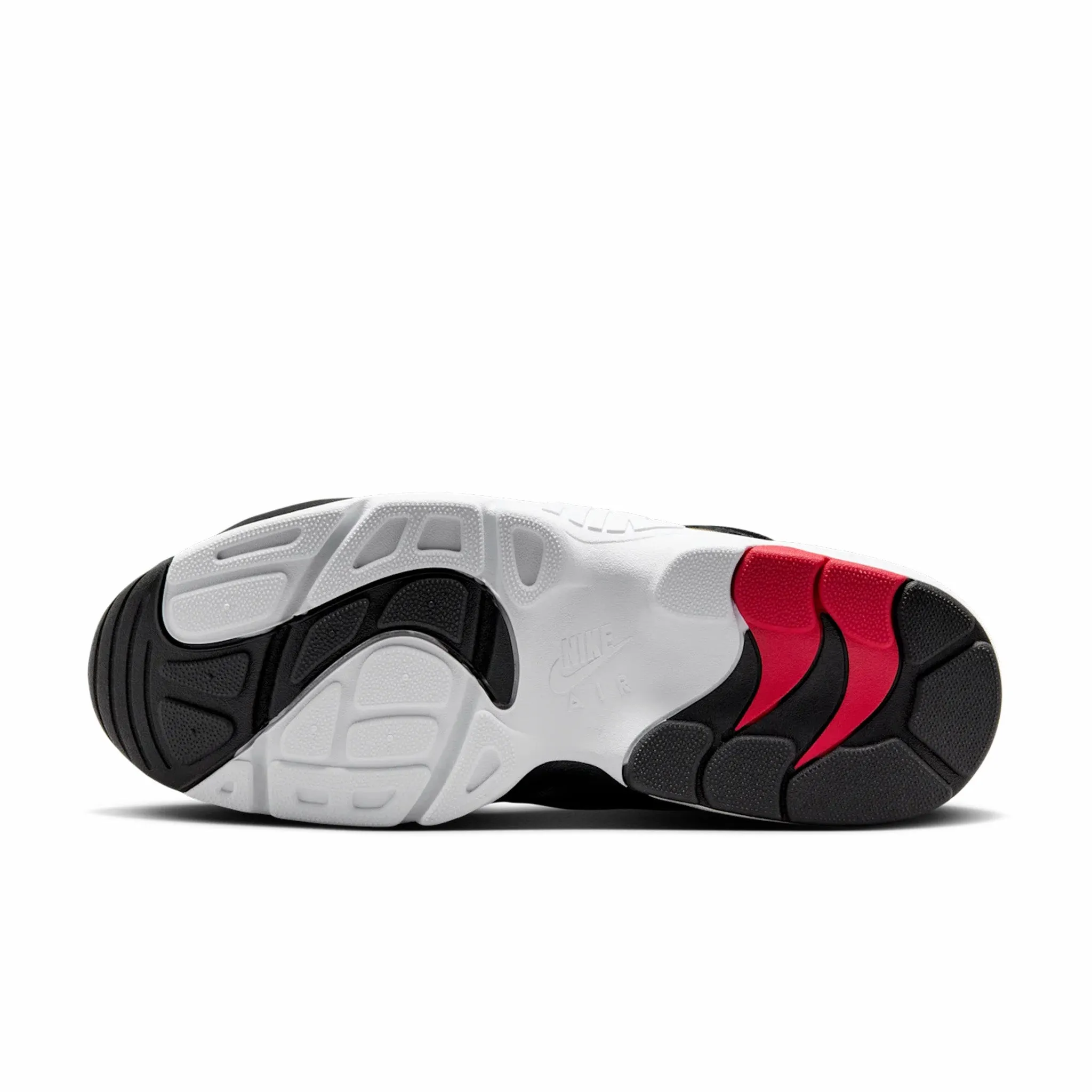 Nike Air Diamond Turf "Fire Red & Metallic Gold" (White/Fire Red-Black)