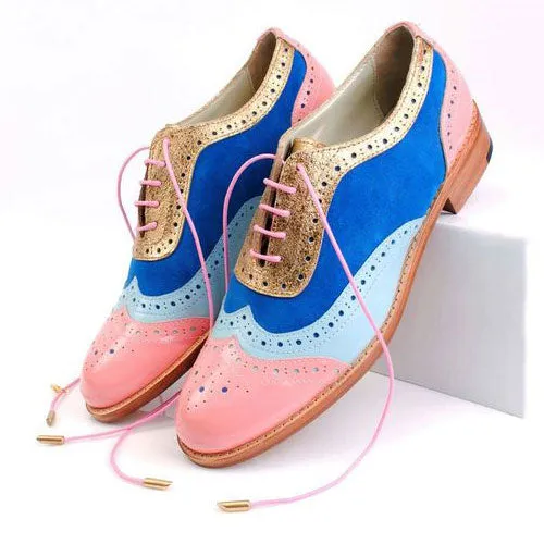 Oxford Wingtip Brogue Lace up Shoe