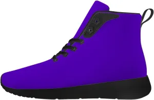 Purple Shoes for Women Men High Top Sneakers High Top Shoes Gifts for Men Women