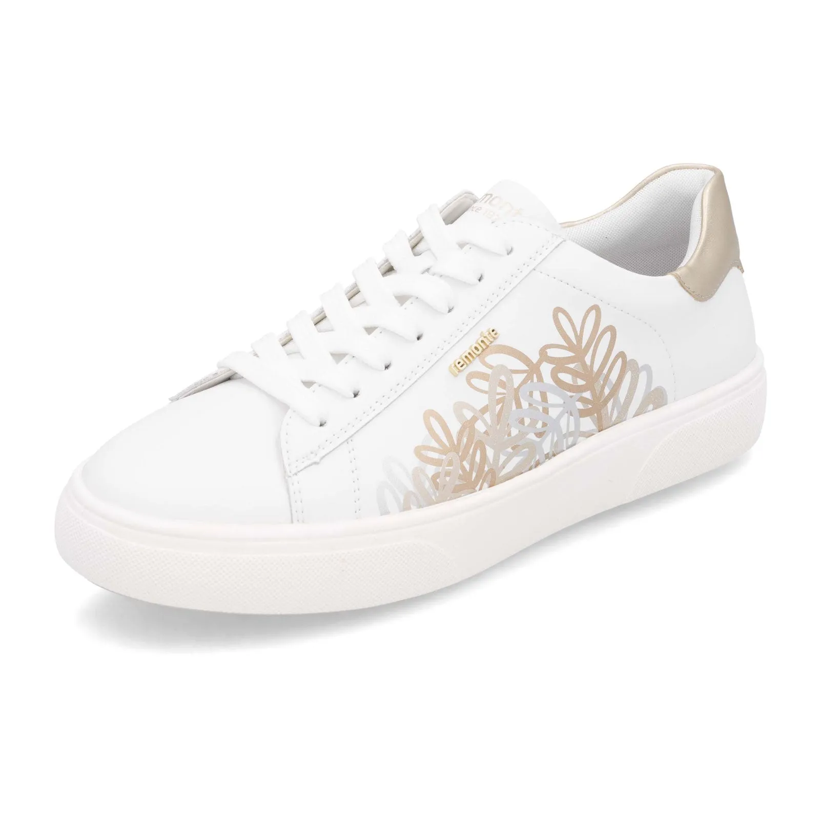 Remonte Shawna D2J00 Sneaker (Women) - Weiss/Pale Gold/Manila