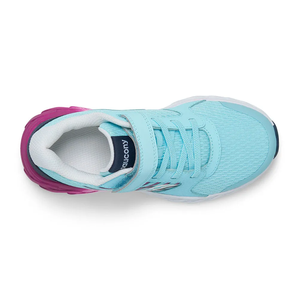 Saucony Wind A/C 2.0 | Blue/Pink Kids Sneakers