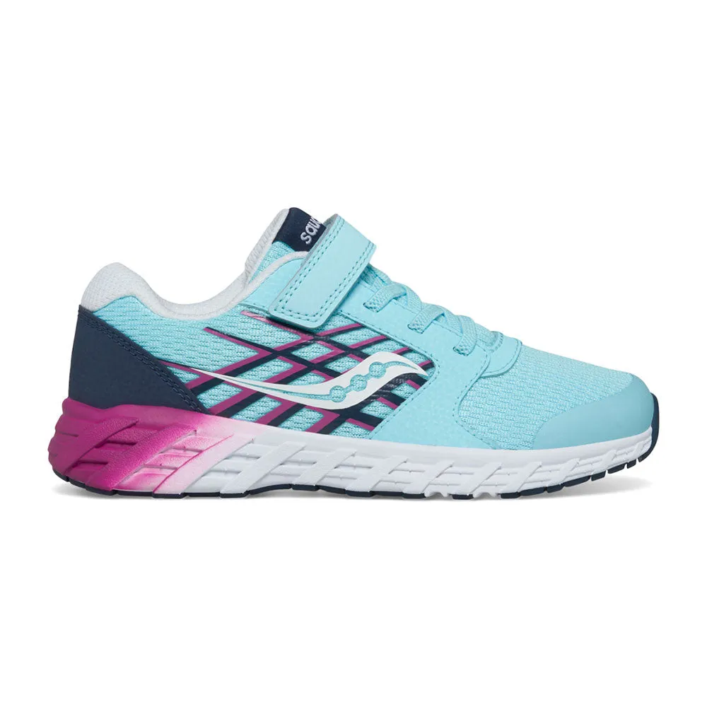 Saucony Wind A/C 2.0 | Blue/Pink Kids Sneakers