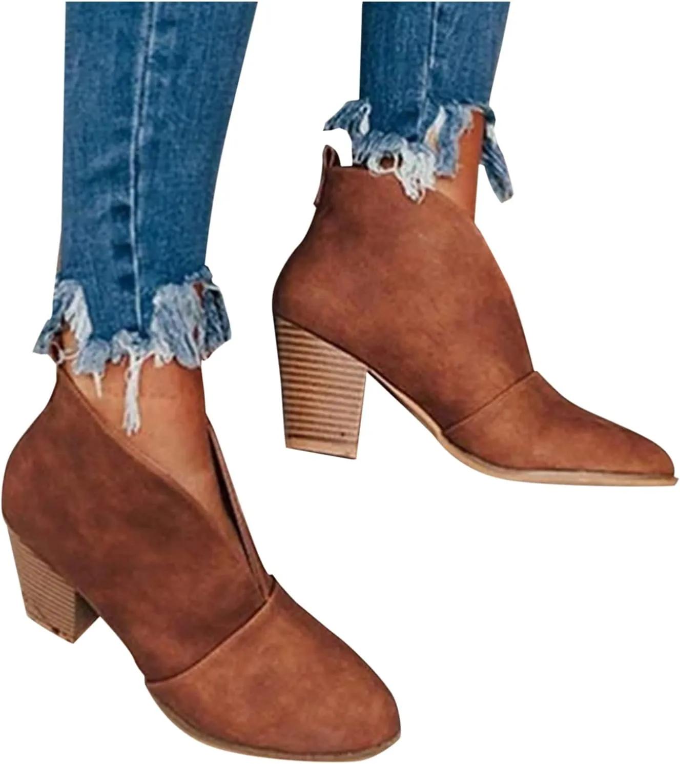 SBGMoSJ Black Ankle Boots for Women Low Heel Grey Women Ankle Boots Stiletto 3 Inch Flat Denim Boots for Women Ankle Booties Booties Black Women Turquoise Boots for Women Western