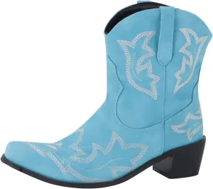 SBGMoSJ Boots for Women Ankle Booties with Fur Ankle Bootie Slippers for Women Womens Navy Blue Dress Ankle Boots Black Booties Extra Wide Width Wide Calf Square Toe Cowboy Booties Women