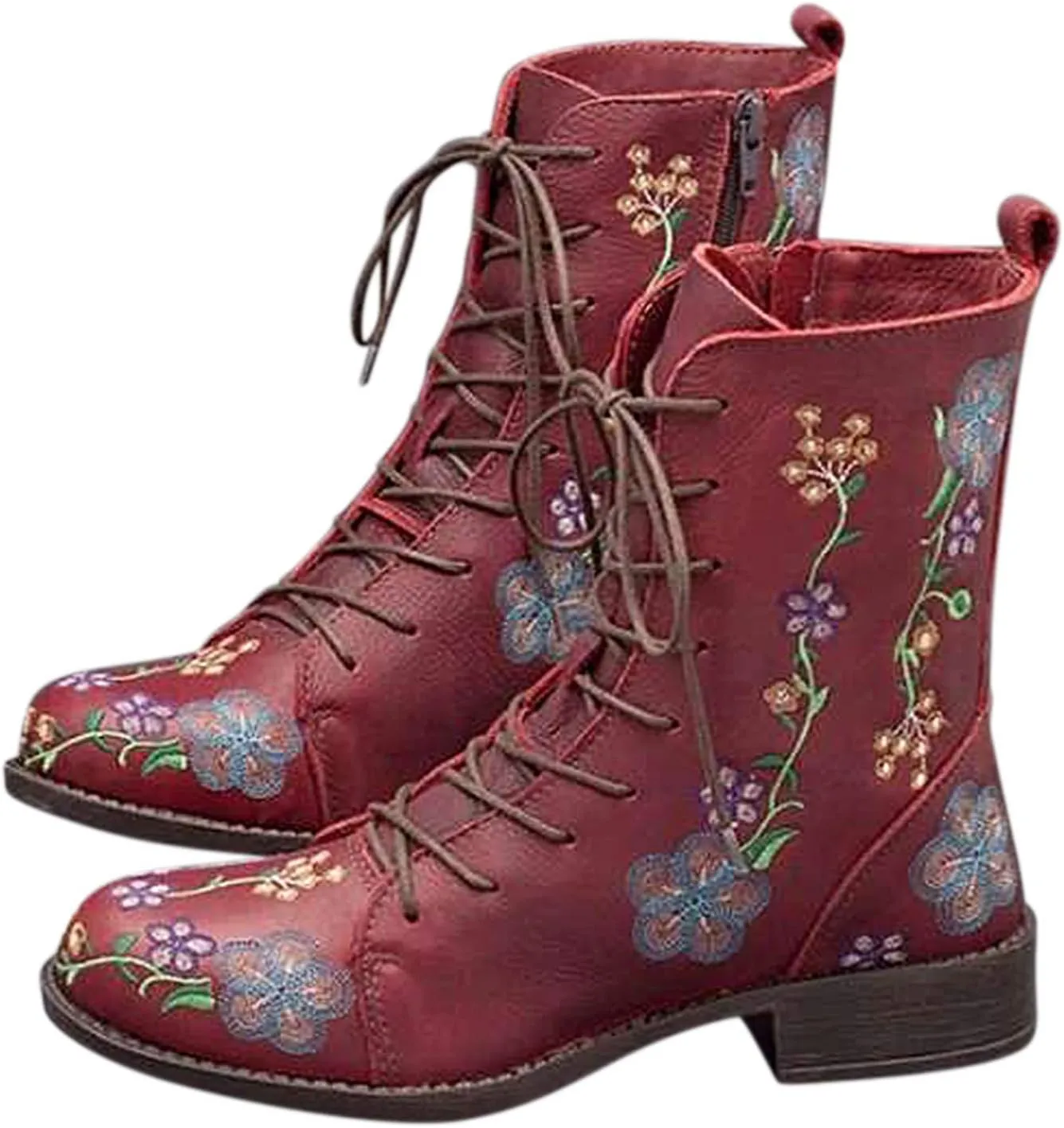 SBGMoSJ Leather Cowboy Boots Women Size 9 White Cowboy Boots Ladies Wide Calf Black Western Boots for Women Wide Calf Dress Boots for Women Suede Black Knee High Cowboy Boots for Women Wide Calf