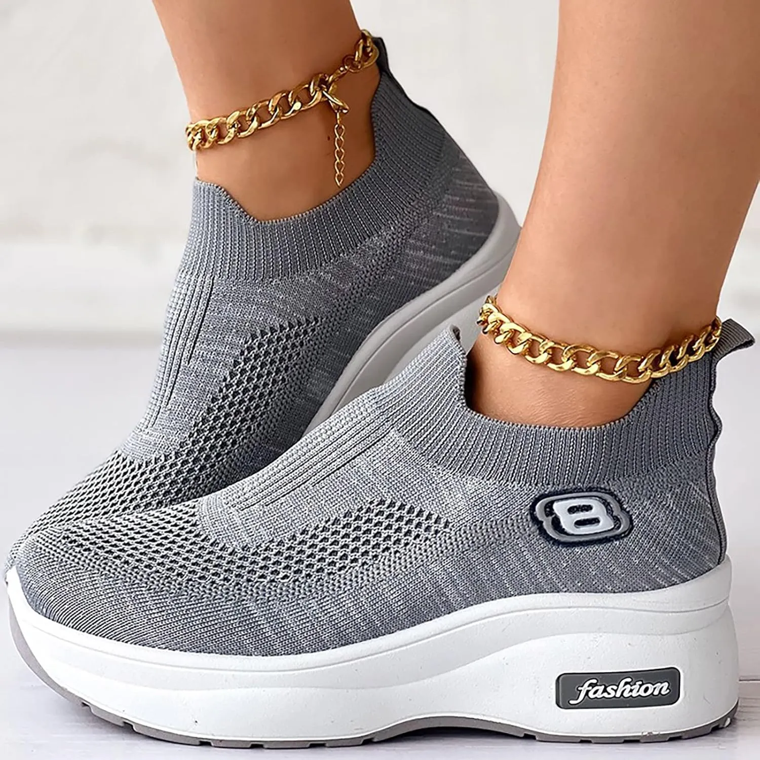 SBGMoSJ Womens Black Sneakers Size 10 Wide Black Non Slip Tennis Shoes for Women Walking Shoes for Women Chunky Sneakers for Women Fashion Platform Zapatos Mocasines para Mujer