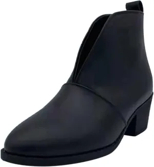 SBGMoSJ Womens Boots Ankle Brown Ankle Boots for Women Chunky Heel Low Heel Booties Dressy Women Booties And Ankle Boots Flat Boots for Women