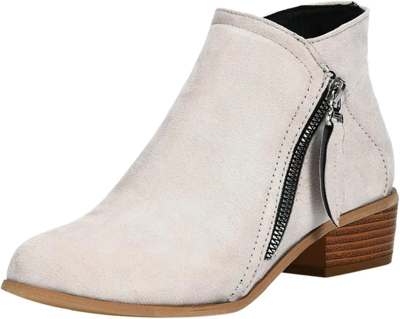 SBGMoSJ Womens Lace Up Glitter Combat Boots Chunky Heel Sequin Ankle Booties White Ankle Boots Wide Foot Black Booties for Women with Heel Boots for Dresses Low Heel Womens Western Booties White