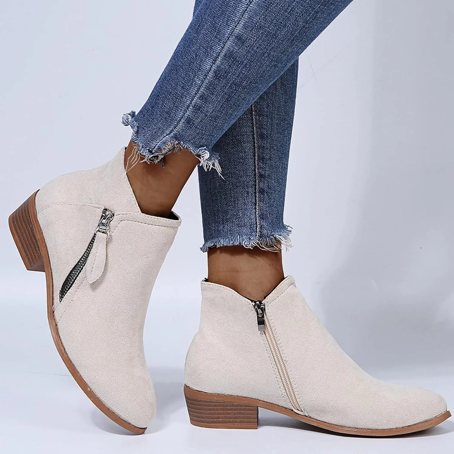 SBGMoSJ Womens Lace Up Glitter Combat Boots Chunky Heel Sequin Ankle Booties White Ankle Boots Wide Foot Black Booties for Women with Heel Boots for Dresses Low Heel Womens Western Booties White