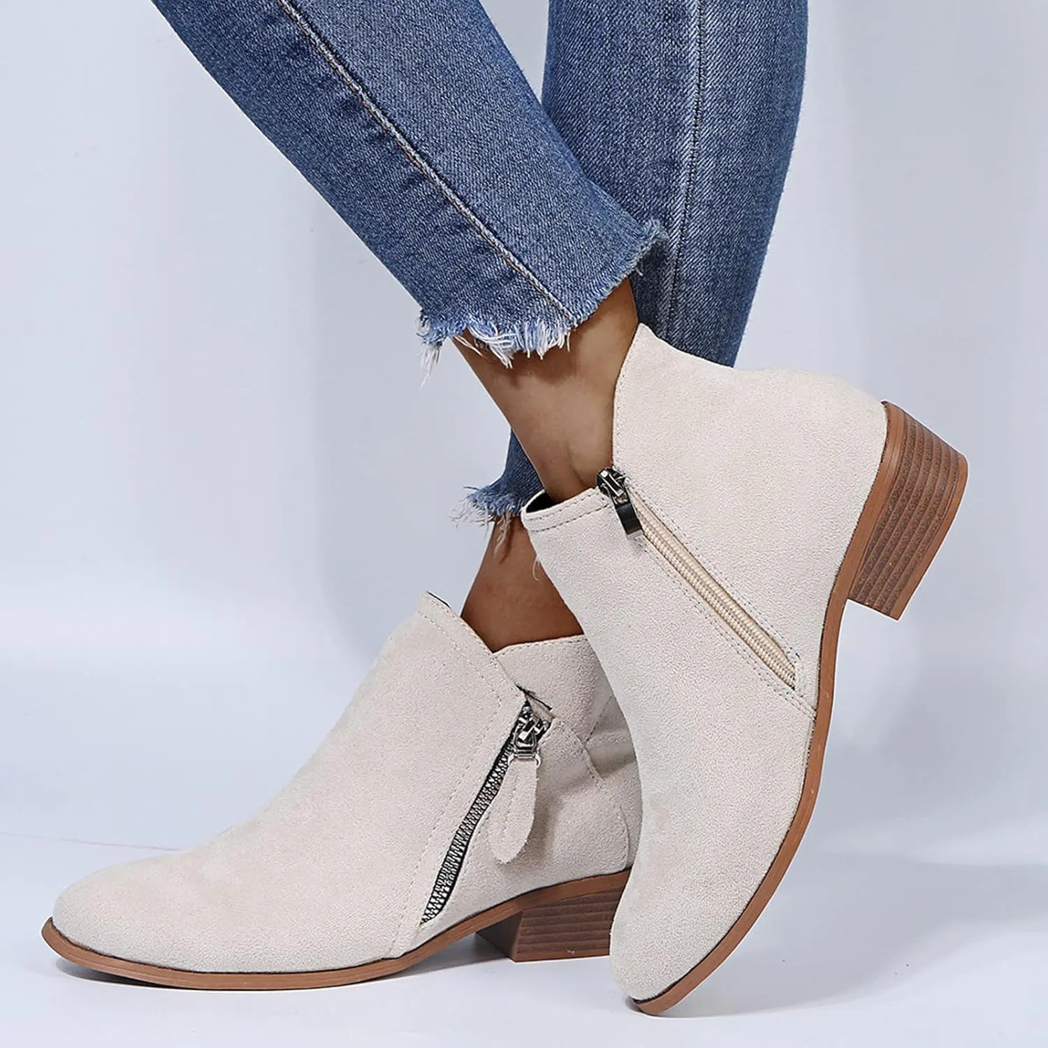 SBGMoSJ Womens Lace Up Glitter Combat Boots Chunky Heel Sequin Ankle Booties White Ankle Boots Wide Foot Black Booties for Women with Heel Boots for Dresses Low Heel Womens Western Booties White
