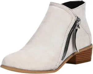 SBGMoSJ Womens Lace Up Glitter Combat Boots Chunky Heel Sequin Ankle Booties White Ankle Boots Wide Foot Black Booties for Women with Heel Boots for Dresses Low Heel Womens Western Booties White