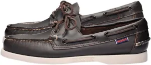 Sebago Portland Boat Shoes - Full-Grain Leather Moccasins, Handsewn with Leather Sock Lining and Non-Marking, Slip-Resistant Sipped Rubber Outsoles