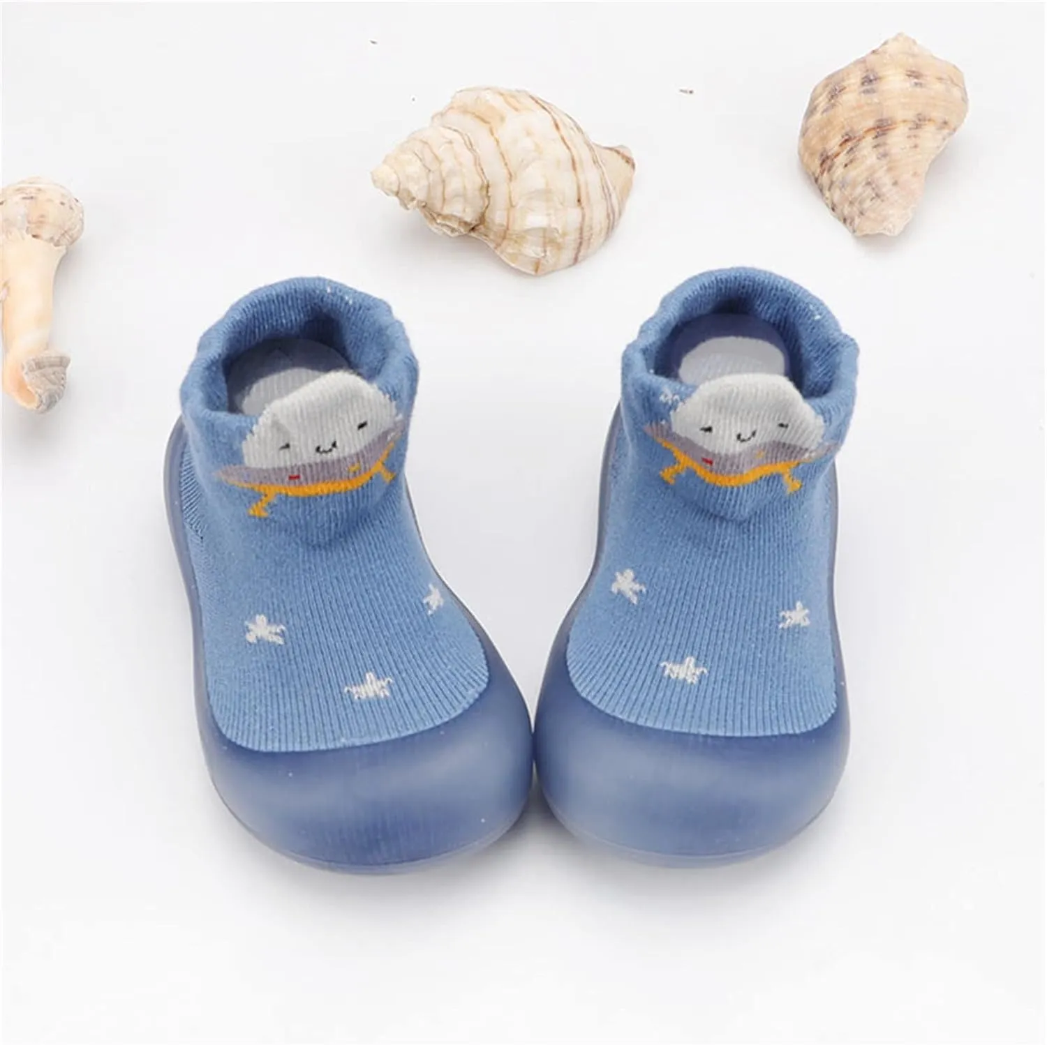 Shoes for Boys, 0-4 Years Toddler Newborn Boys Girls First Walking Shoes Indoor Cute Casual Elastic Socks Shoes