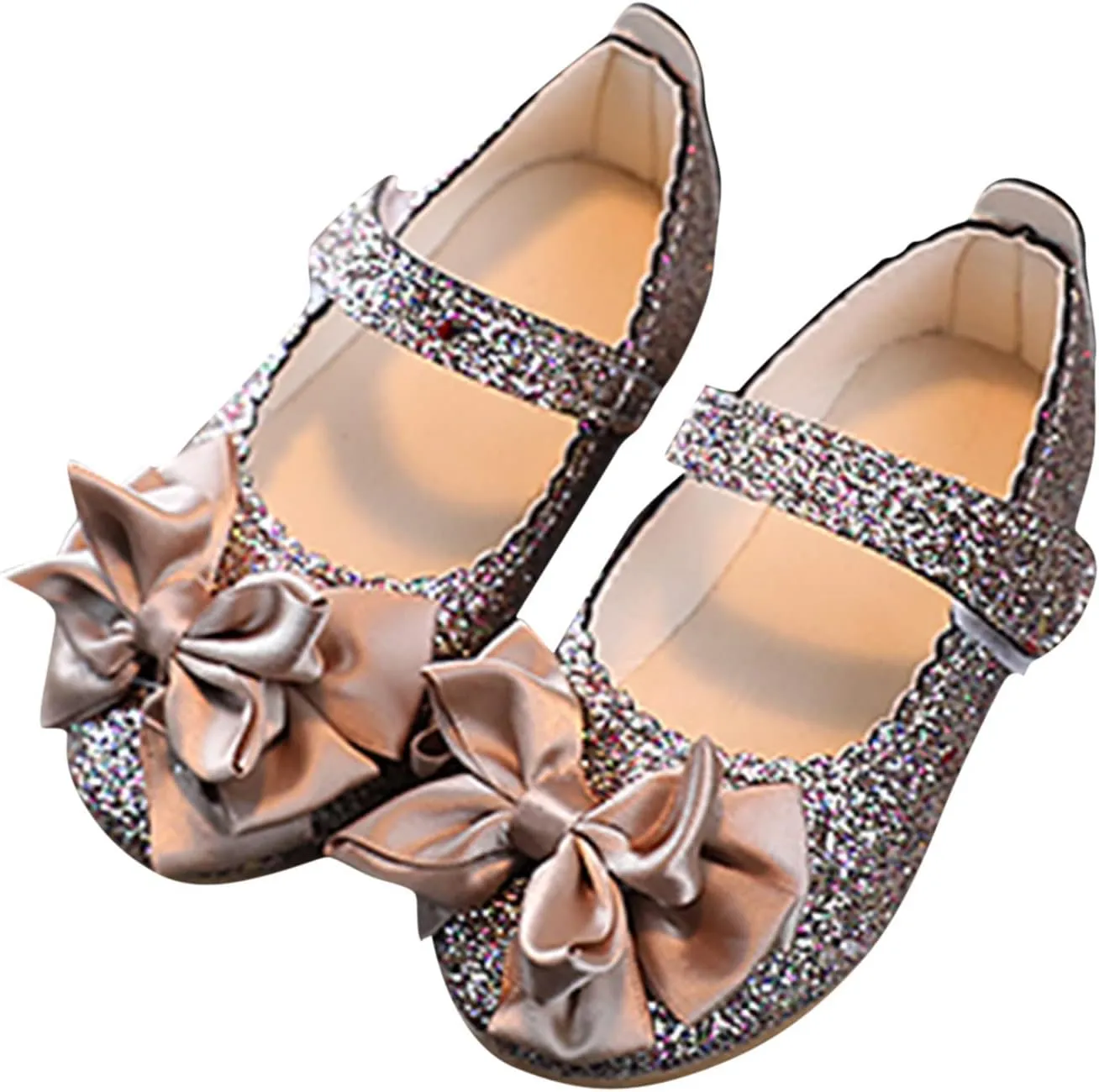 Shoes for Kids,Baby Girls Princess Shoes Bowknot Shoes Infant Sandals Bling Dancing Shoes Baby Girls Shoes 1-12 Years