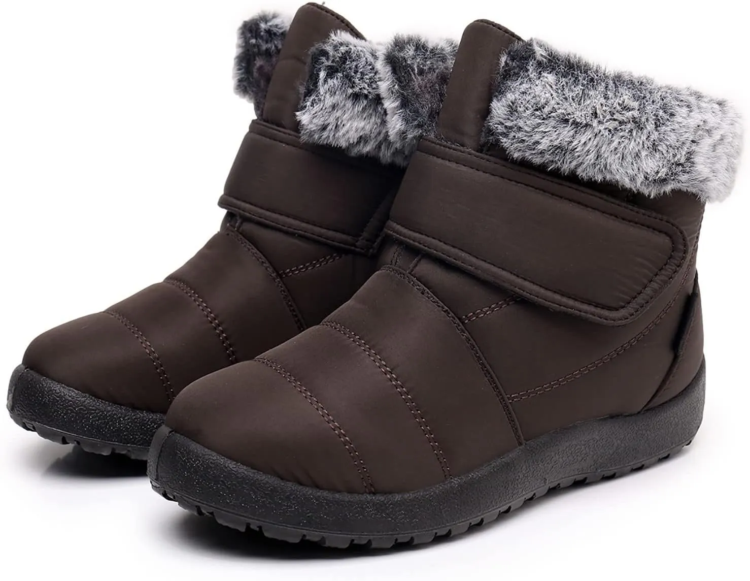 Slip on Waterproof Snow Boot Women Women Snow Booties Cute Winter Boots for Women Waterproof 8.5 Wide Width Womens Winter Boots Womens Winter Sneaker Boot
