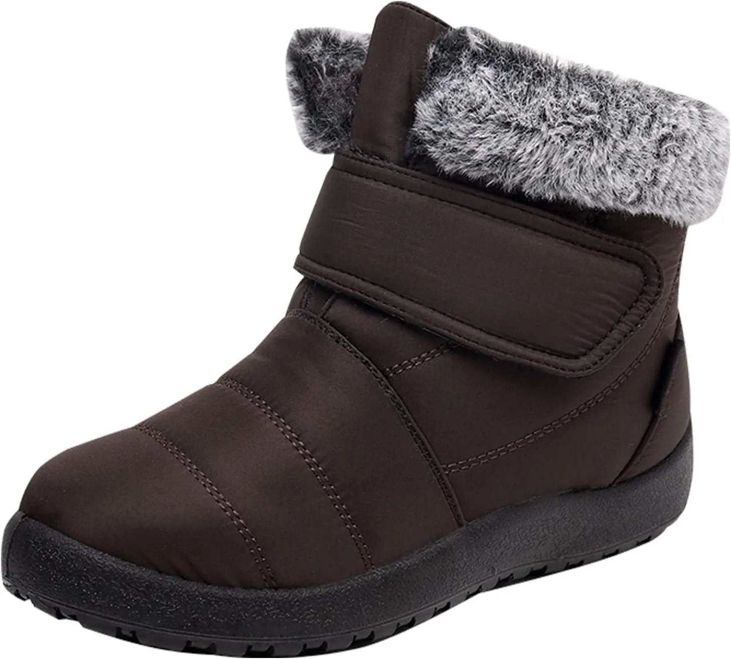 Slip on Waterproof Snow Boot Women Women Snow Booties Cute Winter Boots for Women Waterproof 8.5 Wide Width Womens Winter Boots Womens Winter Sneaker Boot