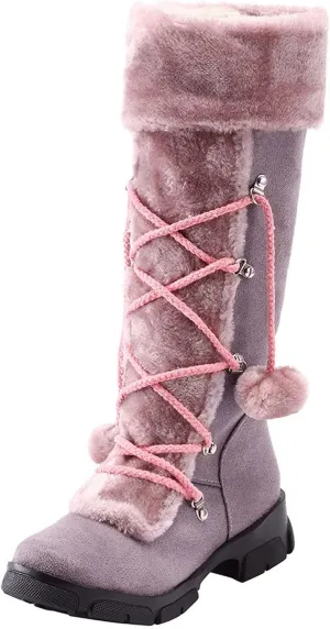 Snow Boot for Women Winter Snow Boots Women Size 10 Womens Winter Booties Waterproof Womens Waterproof Insulated Rubber Hunting Boots Botas De FrO Para Mujer Elegantes