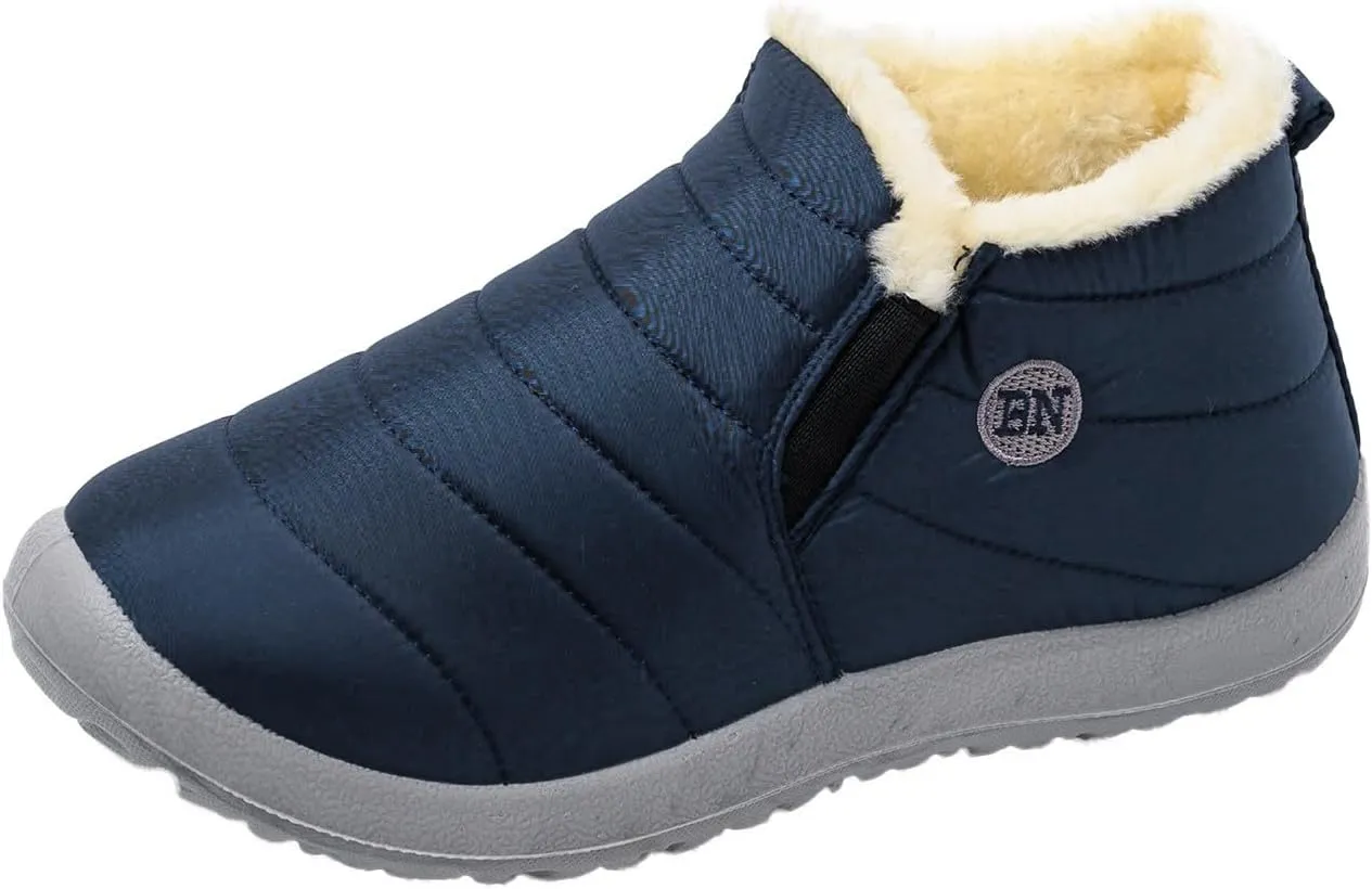 Snow Boot for Women Women's Mid Calf Snow Boots Waterproof Womens Size 12 Wide Snow Boots Chunky Heel Winter Boots for Women Womens Tall Winter Boots