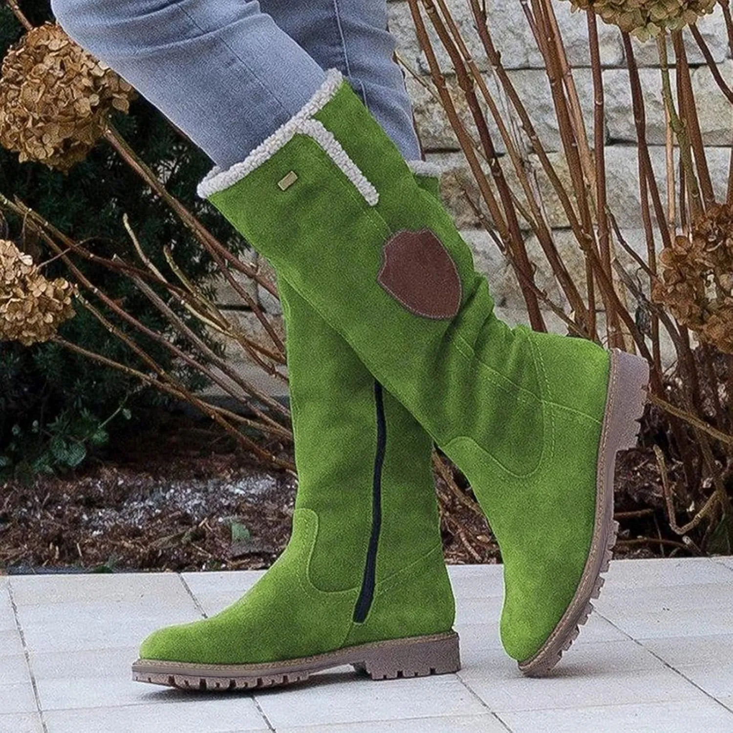 Snow Boots for Women Wide Width Snow Boots for Women Waterproof Size 11 Warm Winter Boots Women Brown Winter Boots for Women Leather Botas Negras Para Mujer Invierno
