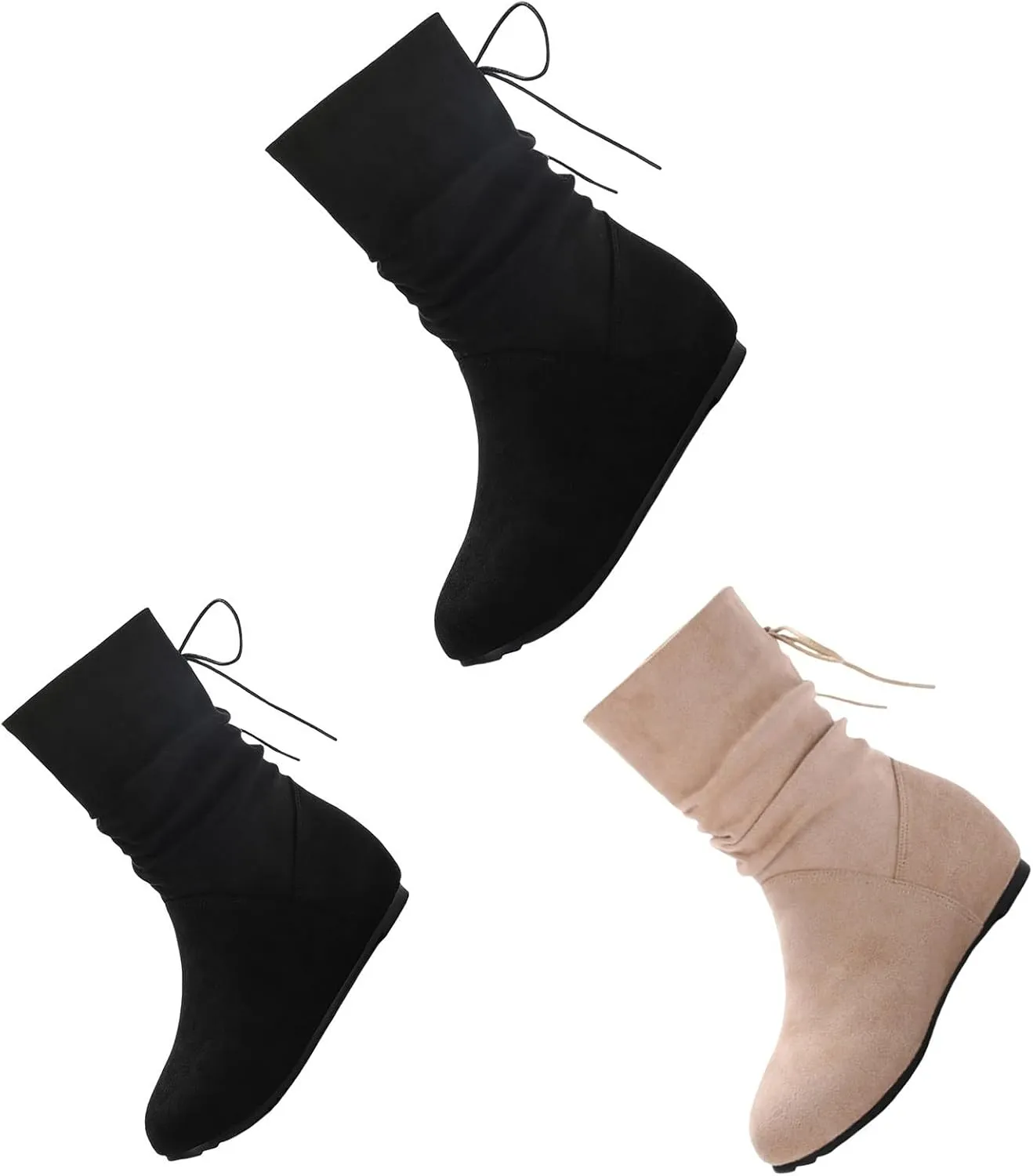 Tan Booties for Women Ladies Boots Heeled Ankle Boots for Women Womens Business Boots for Women Ankle Booties Extra Wide Width Walking Boot for Sprained Ankle Womens Small Left Foot