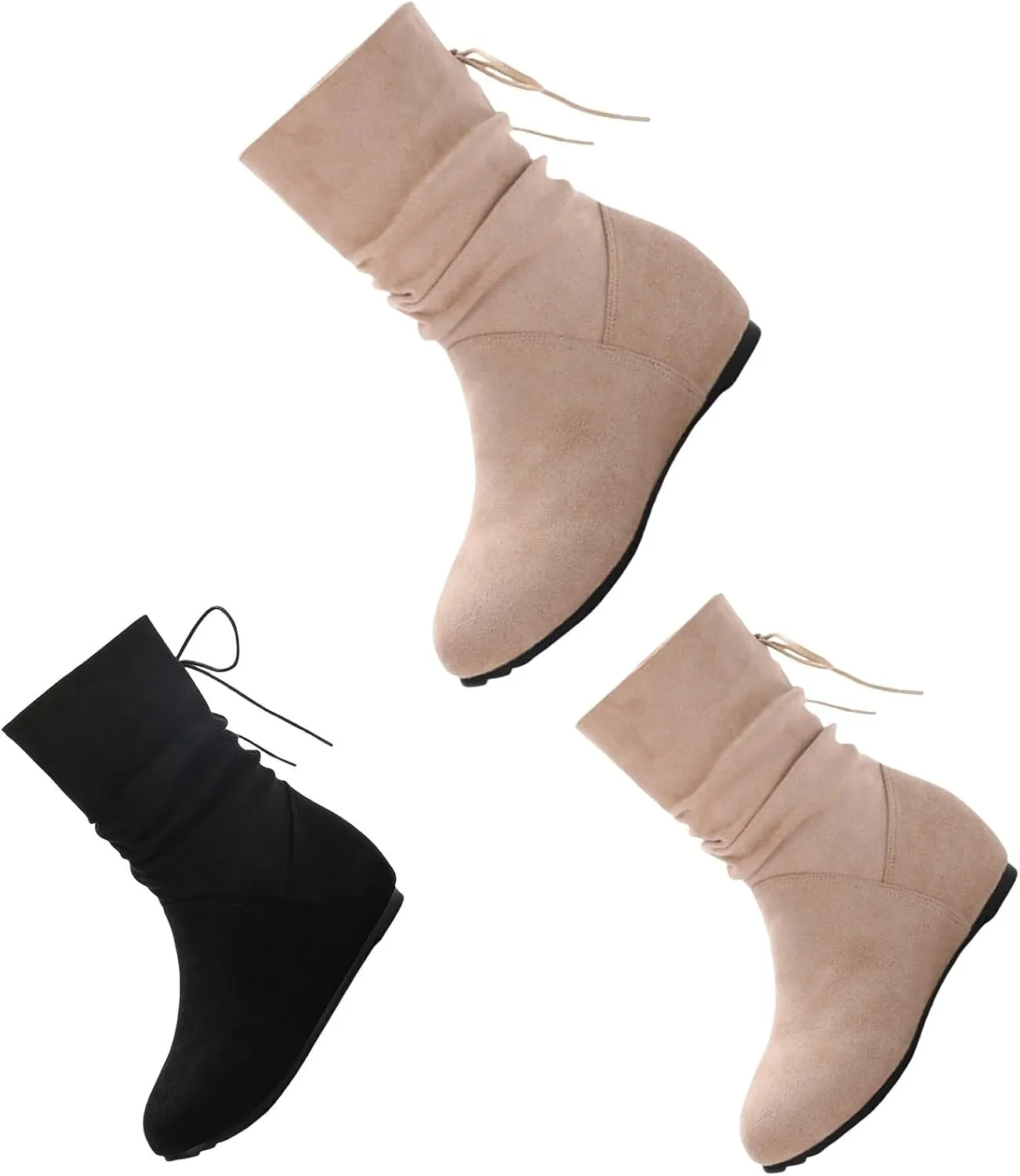 Tan Booties for Women Ladies Boots Heeled Ankle Boots for Women Womens Business Boots for Women Ankle Booties Extra Wide Width Walking Boot for Sprained Ankle Womens Small Left Foot