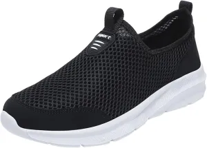 Tennis Running for Men Non Slip Mens Slip On Walking Shoes Lightweight Sneakers Breathable Tennis Shoes Casual Work Shoes