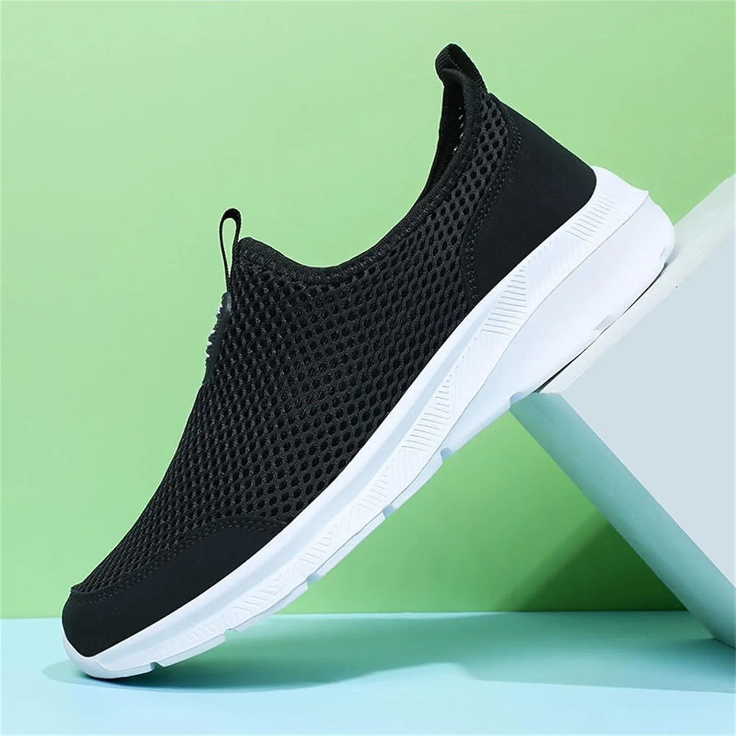 Tennis Running for Men Non Slip Mens Slip On Walking Shoes Lightweight Sneakers Breathable Tennis Shoes Casual Work Shoes