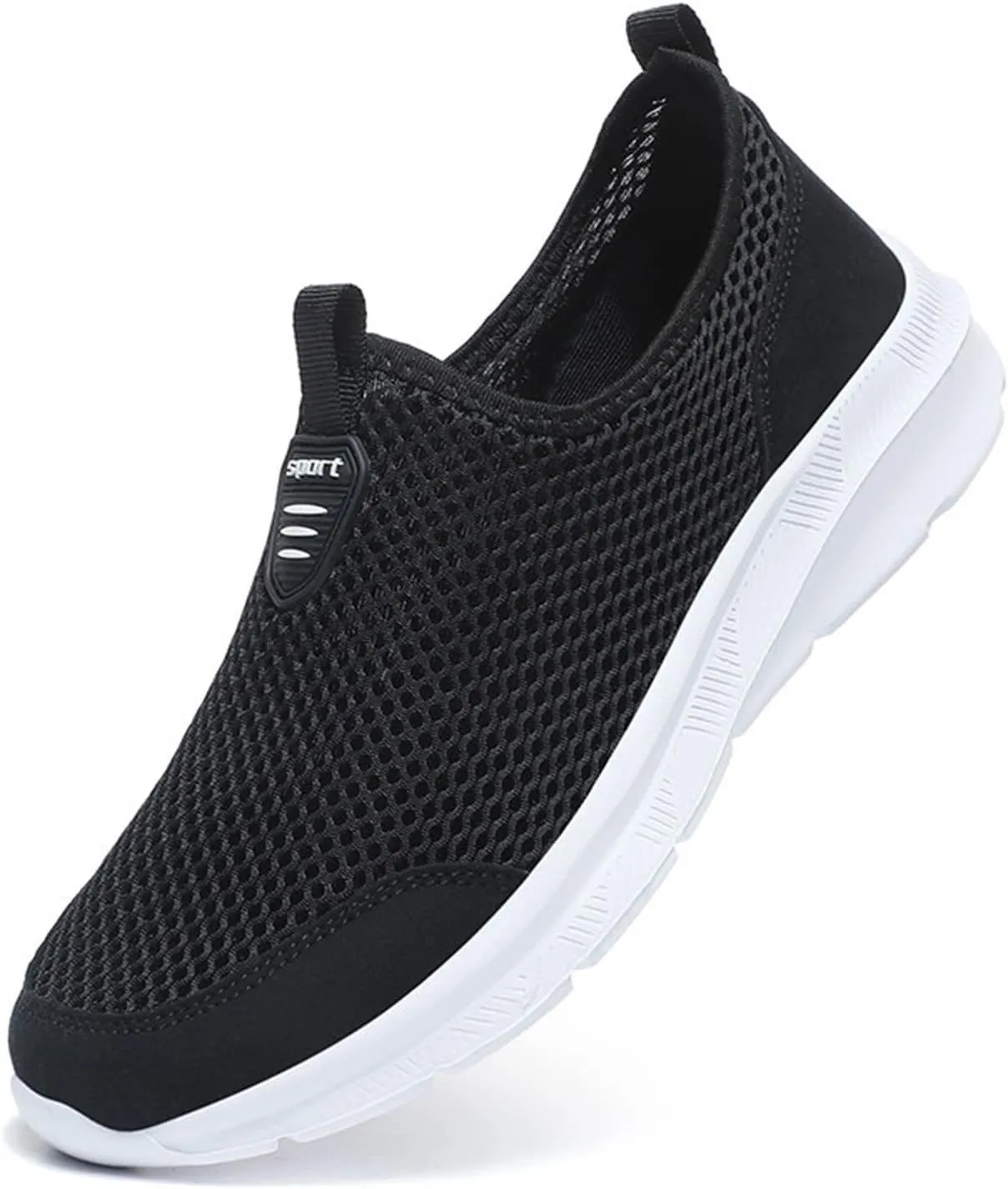 Tennis Running for Men Non Slip Mens Slip On Walking Shoes Lightweight Sneakers Breathable Tennis Shoes Casual Work Shoes