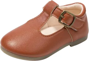 Toddler Little Girls Mary Jane Dress Shoes School Oxford for Girls Flat?? Wedding Part?? T-Strap Uniform Shoes