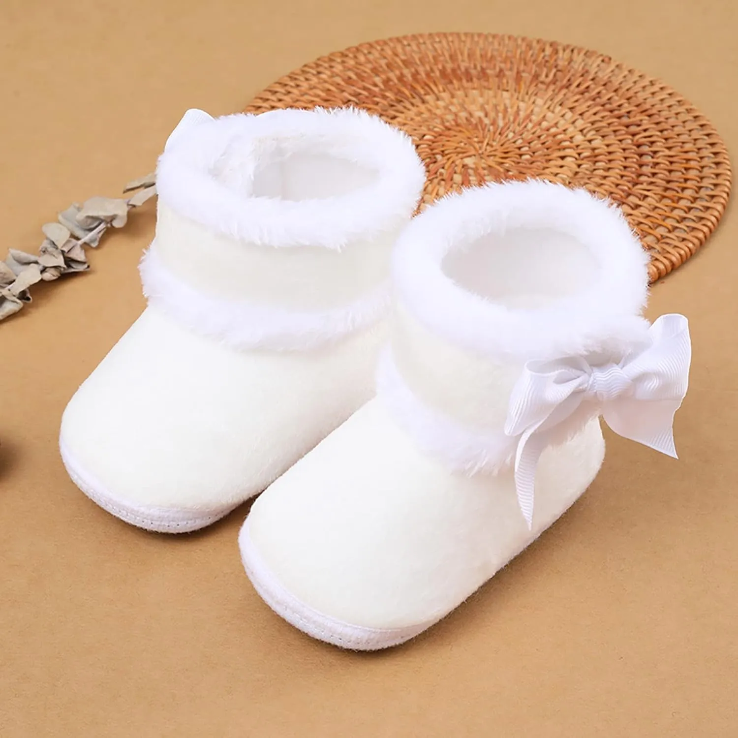 Toddler Slippers Girl Boy House Shoes Fuzzy Non Slip Bottom Winter Boots Baby Cozy Indoor Walking Sock Shoes