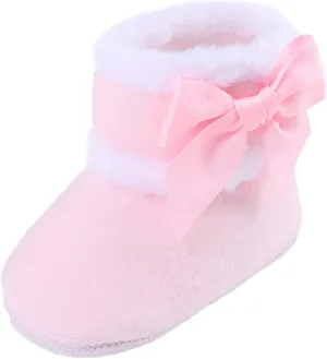 Toddler Slippers Girl Boy House Shoes Fuzzy Non Slip Bottom Winter Boots Baby Cozy Indoor Walking Sock Shoes