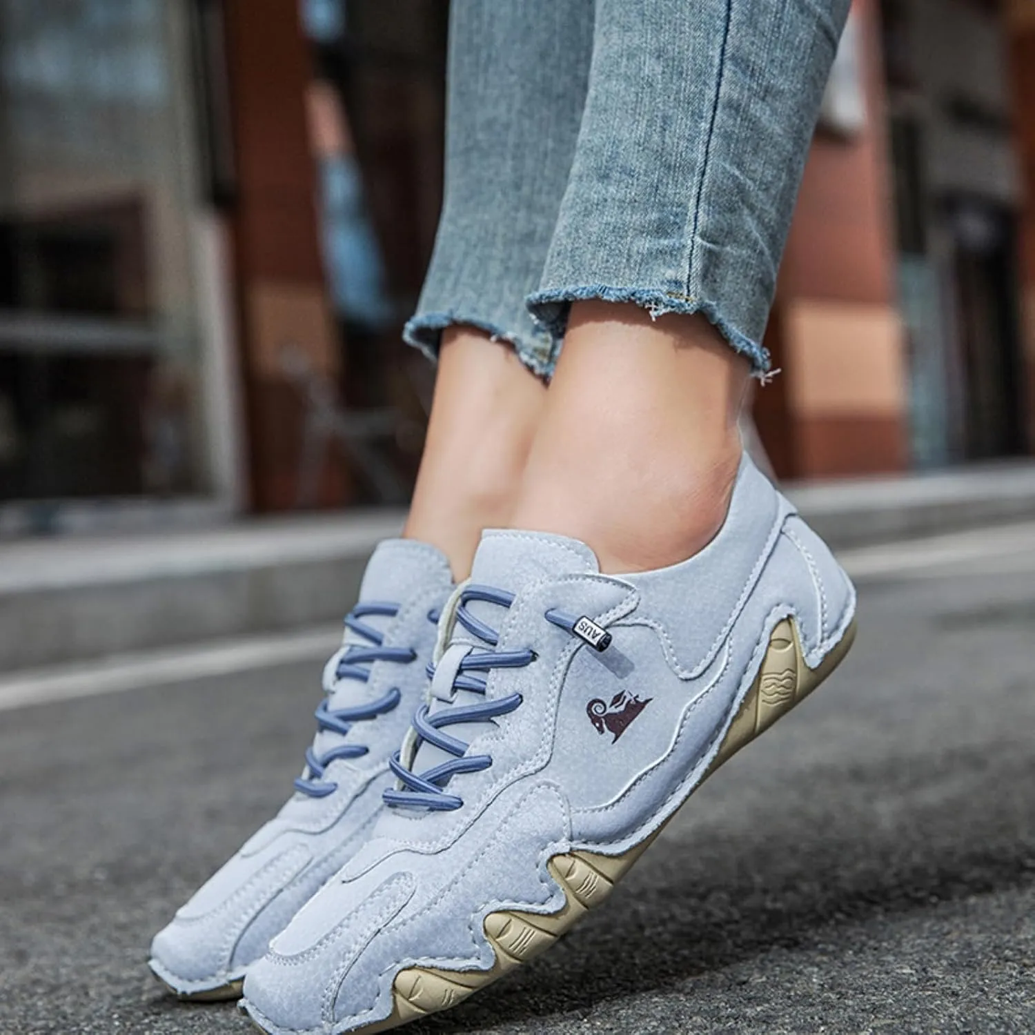 Vogany Shoes Orthopedic Sneakers for Men Women Driving Casual Slip On Shoes Fashion Sneakers Comfort Handmade Chukka Dress Walking Shoe Minimalist Boot Lightweight Commute Shoe Unisex