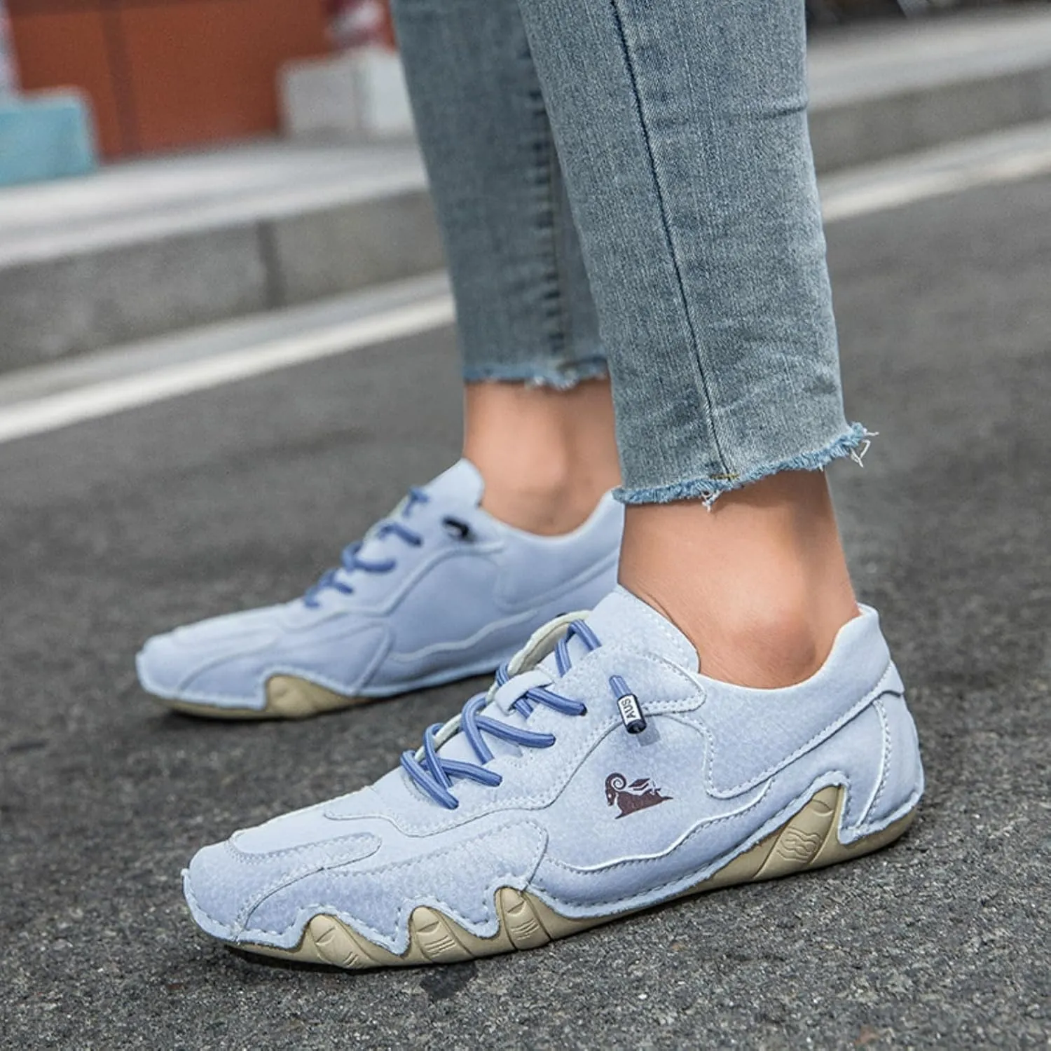 Vogany Shoes Orthopedic Sneakers for Men Women Driving Casual Slip On Shoes Fashion Sneakers Comfort Handmade Chukka Dress Walking Shoe Minimalist Boot Lightweight Commute Shoe Unisex