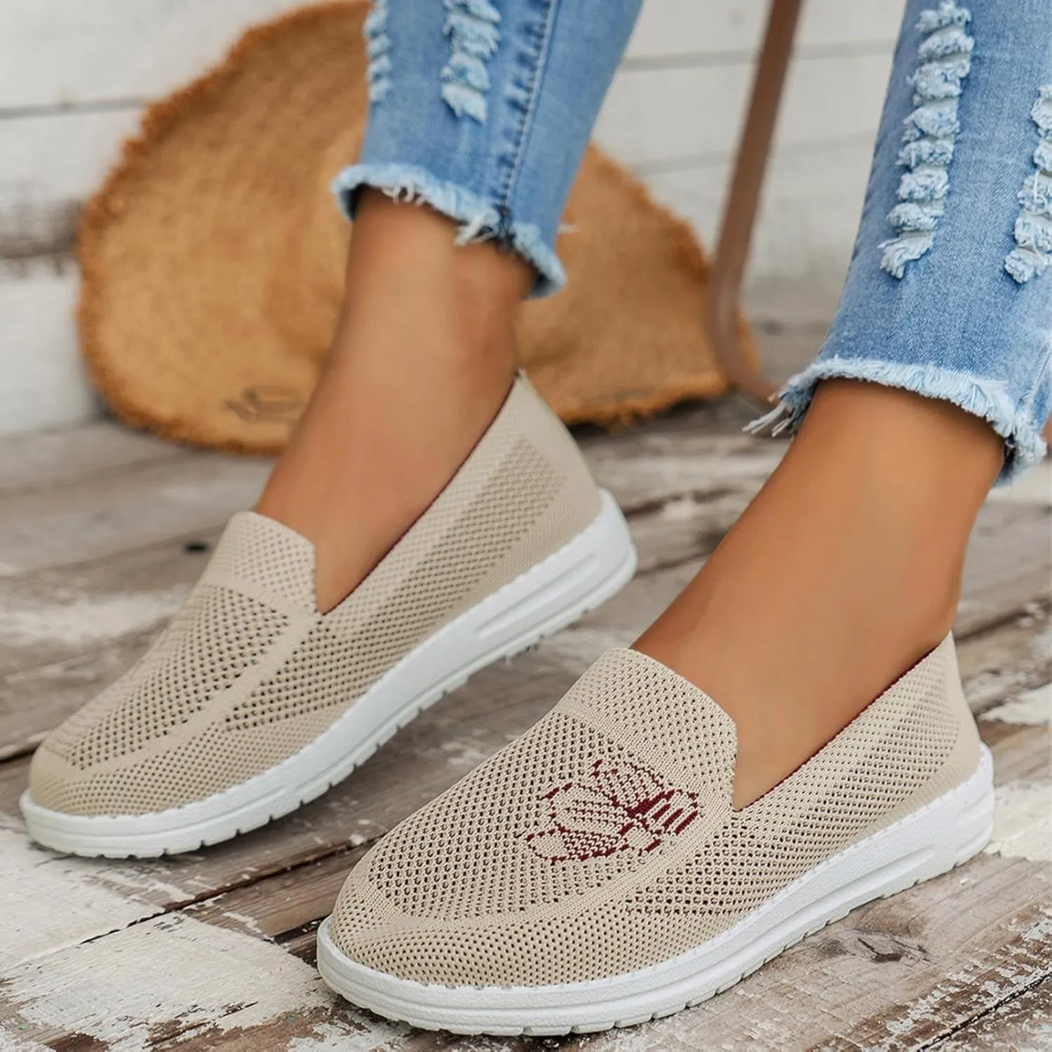 Walking Sneakers for Women 2023 White Black Slip On Tennis Shoes Female Womens Shoes Slip On Wide Width Size 10 1/2 Women's Fashion Sneakers Returns Women's Everyday Winter Shoes