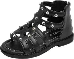 Water Shoes for Kids High Top Sandals Fashion Summer Little Girl Beads High Top Princess Children Toddler Slippers Girl