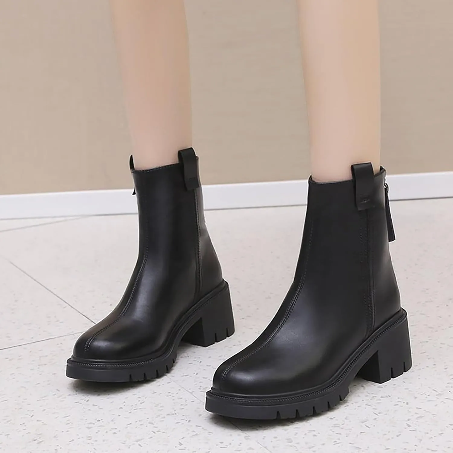 Wedge Ankle Boots Fall Boots Brown Fall Boots Heel Boots for Women 2024 Ankle Boots for Women with Heel Sexy Womens Black Ankle Booties Low Heel