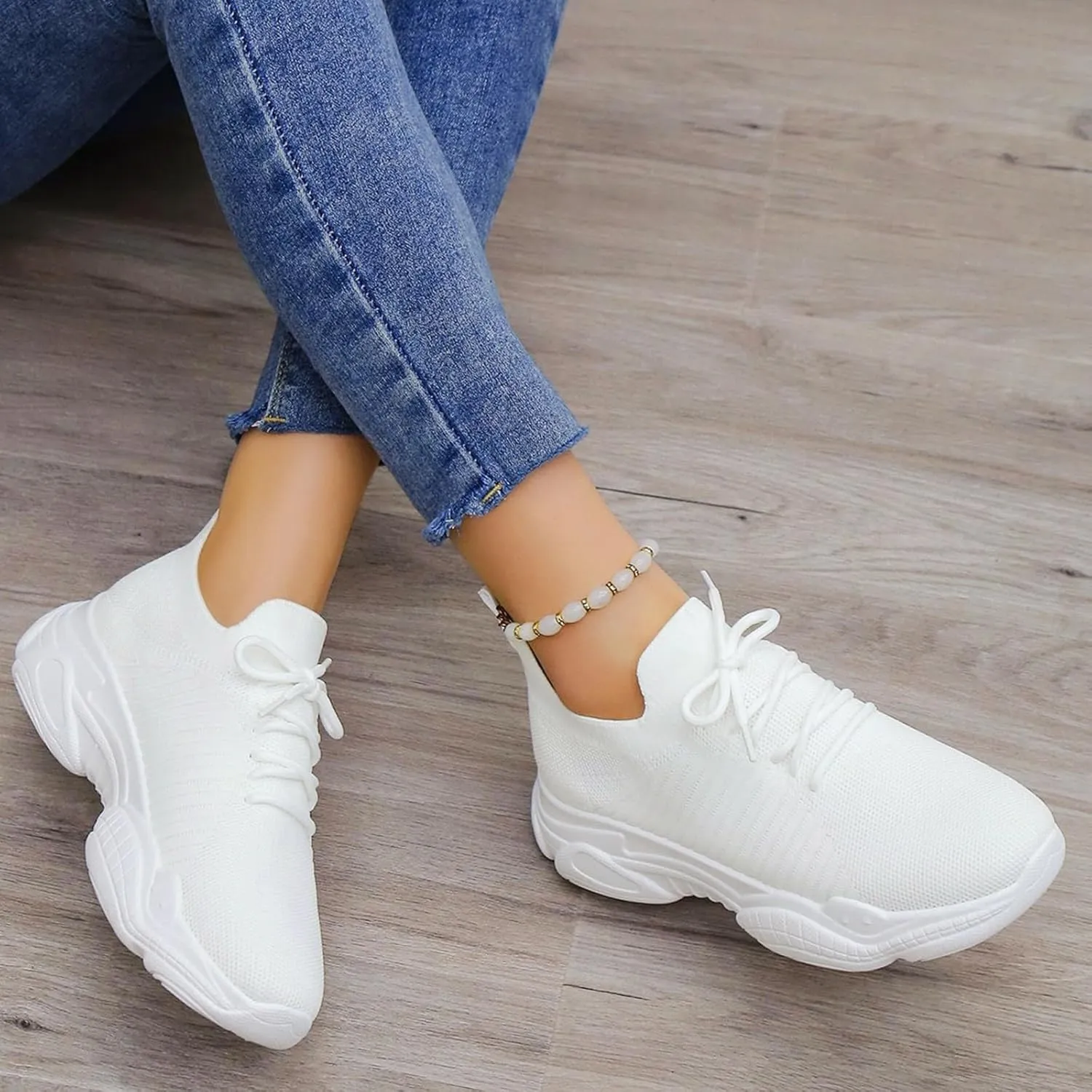 White Sneakers for Women Wide Feet Orthopedic Shoes for Women Wide Toe Box Womens Slip On Shoes Size 8 Wide Womens Size 11.5 Casual Sneakers Orthopedic Shoes for Women Walking Outdoor Sneakers