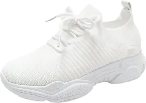 White Sneakers for Women Wide Feet Orthopedic Shoes for Women Wide Toe Box Womens Slip On Shoes Size 8 Wide Womens Size 11.5 Casual Sneakers Orthopedic Shoes for Women Walking Outdoor Sneakers